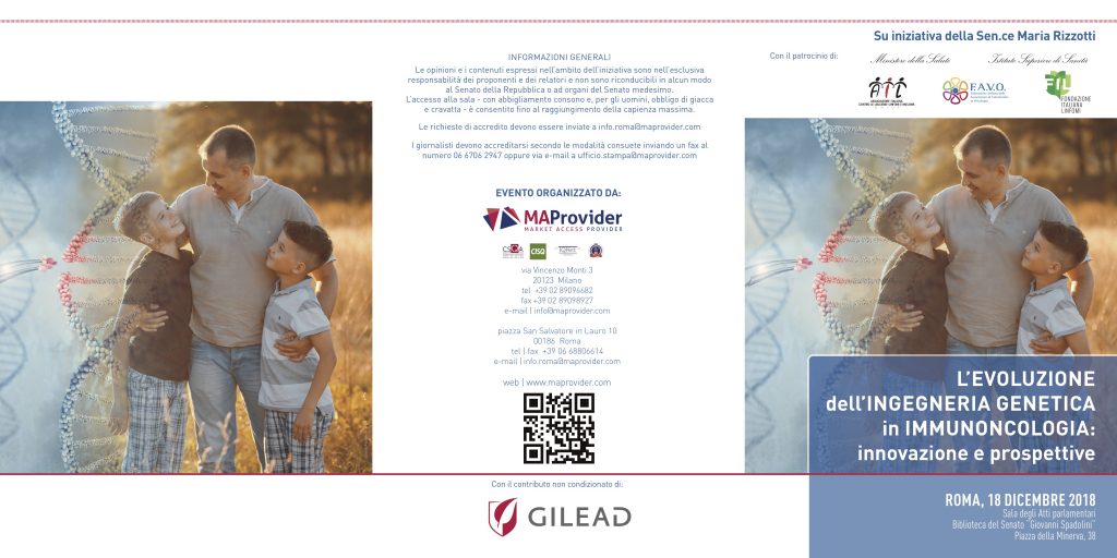 FIL a Roma per un convegno sull'immunoncologia 3 Programma Convegno Evoluzione ingegneria genetica in immunoncologia 18 d...