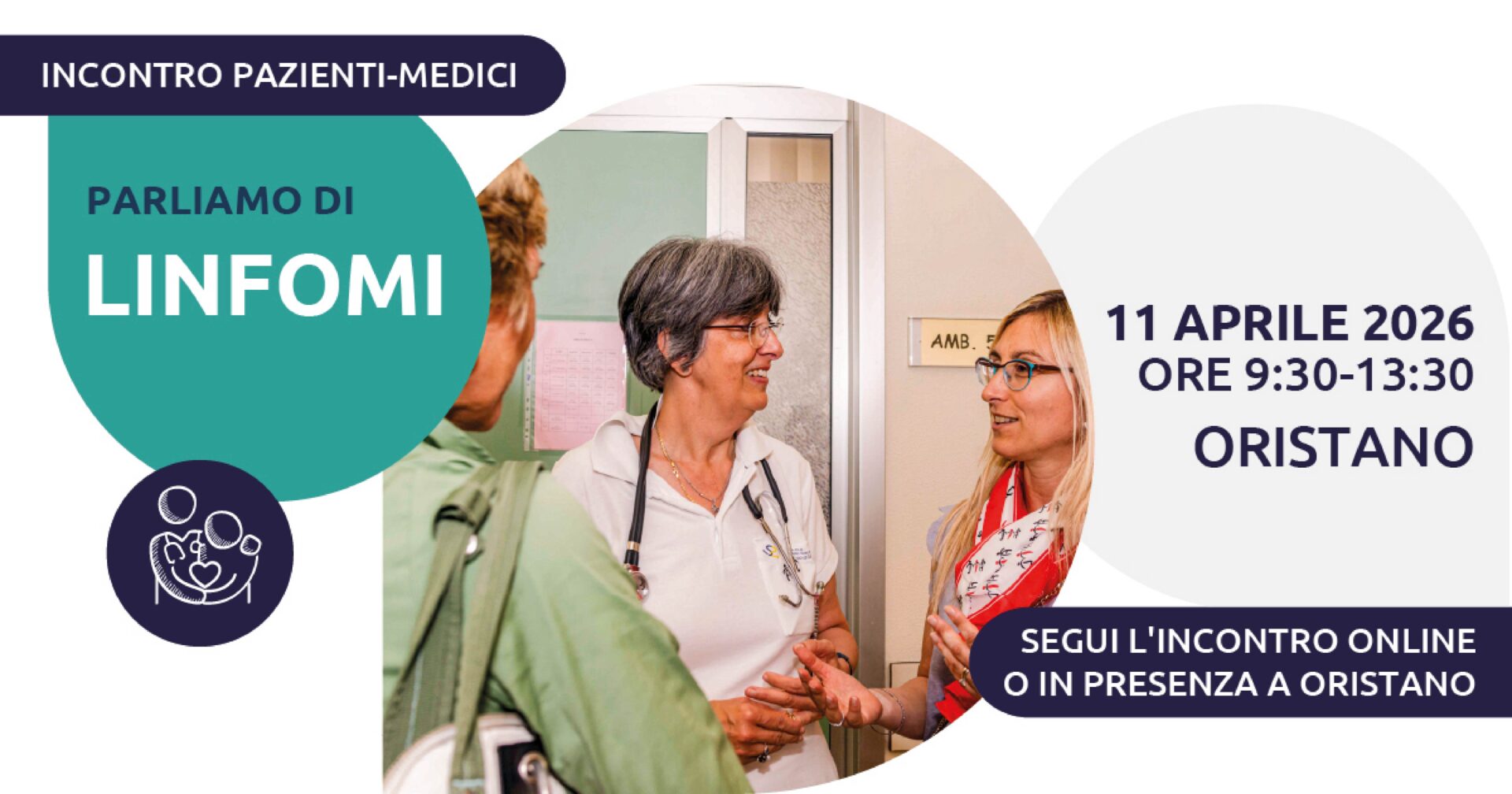 Torna il seminario dedicato ai pazienti con linfoma e ai caregiver 1 Gruppo pazienti linfomi oristano 2026